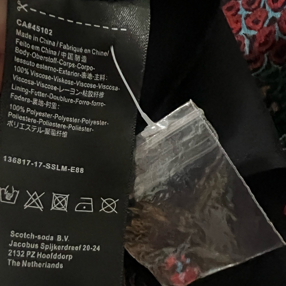 Scotch & Soda Leopard & Lillies Mini Dress from Anthropologie (Size 2) - Picture 13 of 13